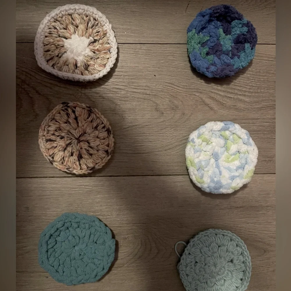 wash clothes or makeup remover cloth cute circle shape pack or individual